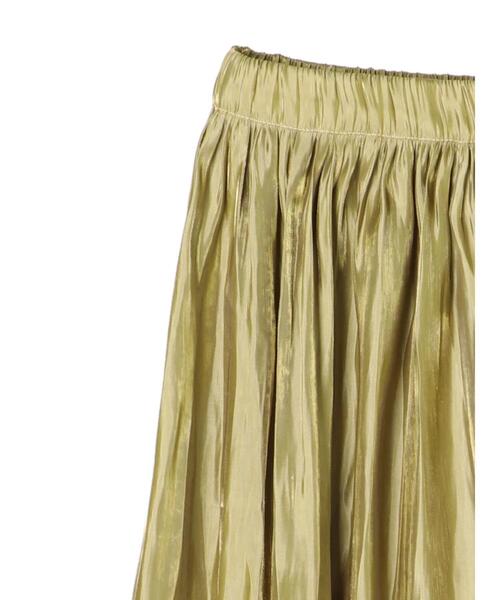 earth music&ecology(アースミュージックアンドエコロジー)の「シャイニー&チュールリバーシブルスカート*(スカート・レディース・チャコールグレー/グリーン/ライトブラウン/マスタード/ライトベージュ・FREE)」の21枚目の写真