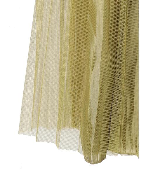 earth music&ecology(アースミュージックアンドエコロジー)の「シャイニー&チュールリバーシブルスカート*(スカート・レディース・チャコールグレー/グリーン/ライトブラウン/マスタード/ライトベージュ・FREE)」の16枚目の写真