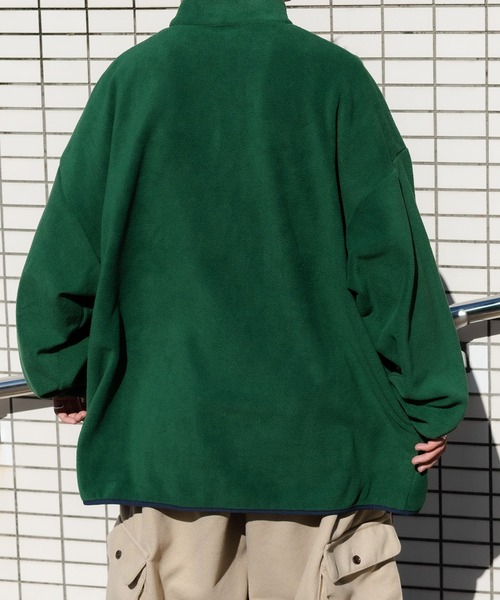 セール】オーバーサイズフリースブルゾン（ブルゾン）｜Perushu