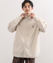 coen | ワンポイント刺繍チノツイルシャツ(シャツ/ブラウス)