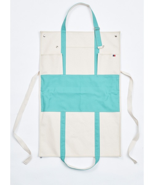 AlexanderLeeChang(アレキサンダーリーチャン)の「AlexanderLeeChang アレキサンダーリーチャン / APRON TOTE 22 2WAYエプロントートバッグ / AC052205(トートバッグ・メンズ・チャコール/オリーブ/ナチュラル・FREE)」の8枚目の写真