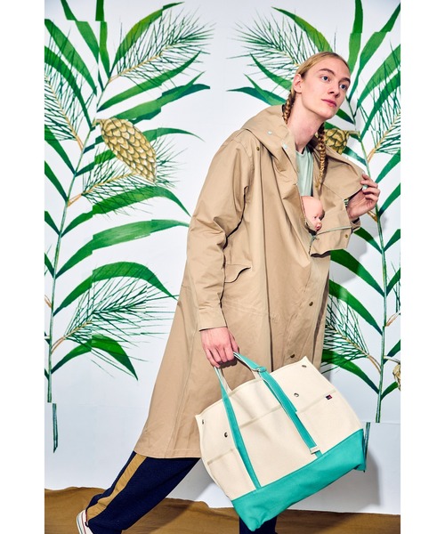 AlexanderLeeChang(アレキサンダーリーチャン)の「AlexanderLeeChang アレキサンダーリーチャン / APRON TOTE 22 2WAYエプロントートバッグ / AC052205(トートバッグ・メンズ・チャコール/オリーブ/ナチュラル・FREE)」の14枚目の写真