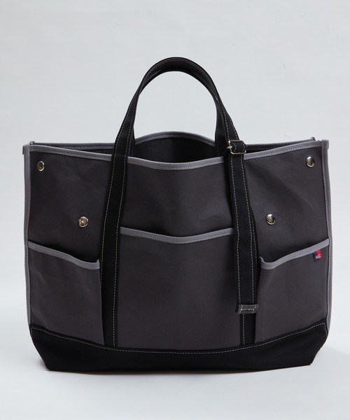 AlexanderLeeChang(アレキサンダーリーチャン)の「AlexanderLeeChang アレキサンダーリーチャン / APRON TOTE 22 2WAYエプロントートバッグ / AC052205(トートバッグ・メンズ・チャコール/オリーブ/ナチュラル・FREE)」の18枚目の写真