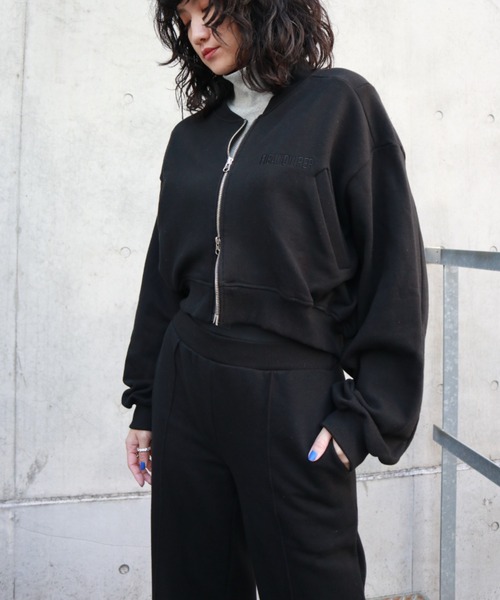 FIG&VIPER（フィグアンドバイパー）の「ショートZIPTOP（ポロシャツ・レディース・ベージュ/ブラック/グレー・FREE）」の2枚目の写真