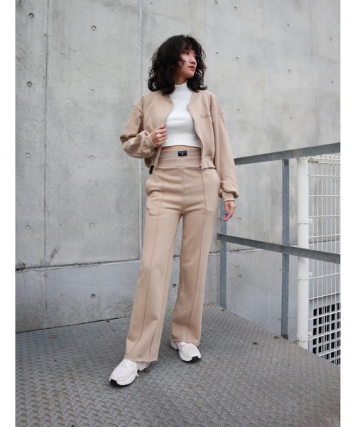 FIG&VIPER（フィグアンドバイパー）の「ショートZIPTOP（ポロシャツ・レディース・ベージュ/ブラック/グレー・FREE）」の4枚目の写真