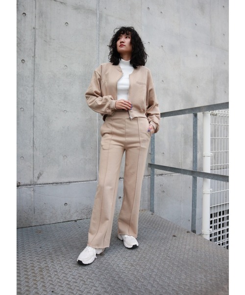 FIG&VIPER（フィグアンドバイパー）の「ショートZIPTOP（ポロシャツ・レディース・ベージュ/ブラック/グレー・FREE）」の7枚目の写真