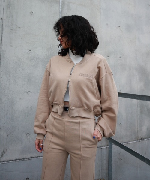 FIG&VIPER（フィグアンドバイパー）の「ショートZIPTOP（ポロシャツ・レディース・ベージュ/ブラック/グレー・FREE）」の22枚目の写真