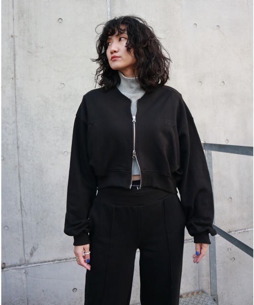 FIG&VIPER（フィグアンドバイパー）の「ショートZIPTOP（ポロシャツ・レディース・ベージュ/ブラック/グレー・FREE）」の13枚目の写真