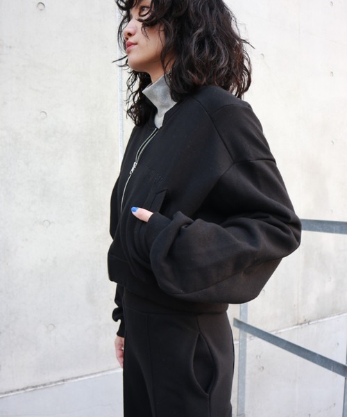 FIG&VIPER（フィグアンドバイパー）の「ショートZIPTOP（ポロシャツ・レディース・ベージュ/ブラック/グレー・FREE）」の20枚目の写真