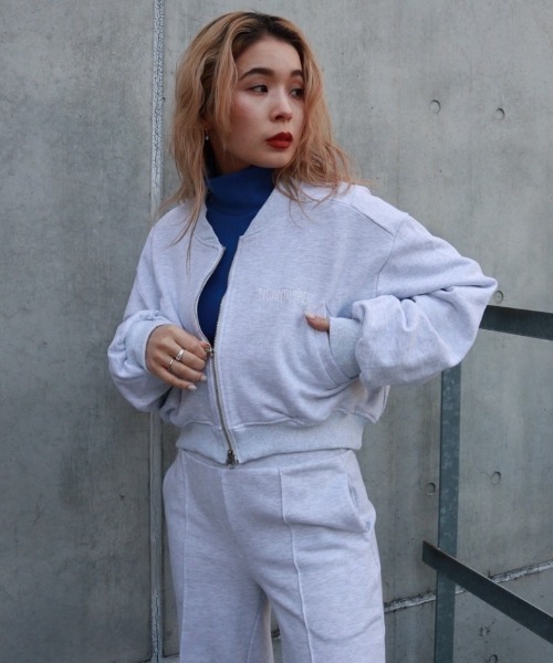 FIG&VIPER（フィグアンドバイパー）の「ショートZIPTOP（ポロシャツ・レディース・ベージュ/ブラック/グレー・FREE）」の21枚目の写真