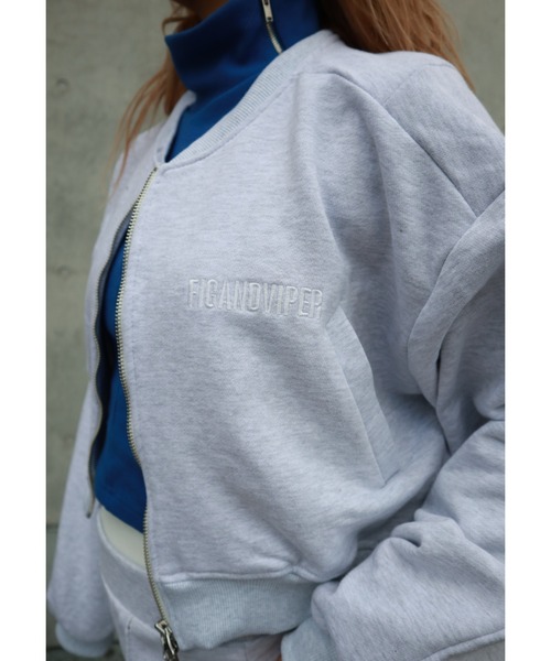 FIG&VIPER（フィグアンドバイパー）の「ショートZIPTOP（ポロシャツ・レディース・ベージュ/ブラック/グレー・FREE）」の6枚目の写真