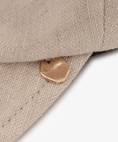 Afternoon Tea（アフタヌーンティー）の「リネン切替UVキャスケット（キャスケット・レディース・ベージュ/オレンジ/アイボリー・ONE SIZE）」の8枚目の写真