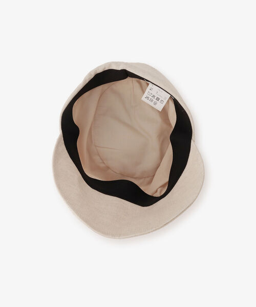 Afternoon Tea（アフタヌーンティー）の「リネン切替UVキャスケット（キャスケット・レディース・ベージュ/オレンジ/アイボリー・ONE SIZE）」の9枚目の写真