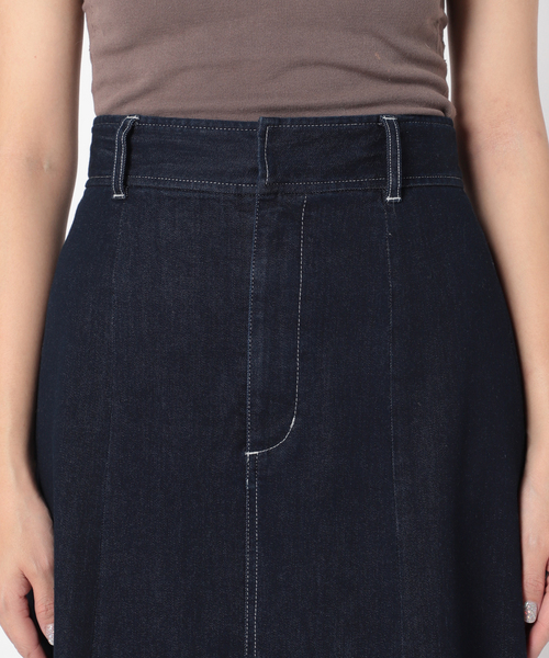 Simplicite(サンプリシテ)の「マーメイドステッチスカート(スカート・レディース・ベージュ/ネイビー/ブルー・FREE)」の21枚目の写真