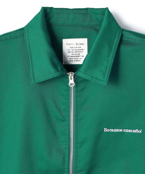 DANKE SCHON（ダンケシェーン）の「DankeSchon/ダンケシェーン/TCジャケット（ブルゾン・メンズ・ブラック/グリーン・FREE）」の4枚目の写真