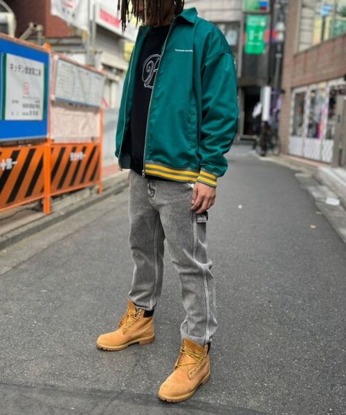 DANKE SCHON（ダンケシェーン）の「DankeSchon/ダンケシェーン/TCジャケット（ブルゾン・メンズ・ブラック/グリーン・FREE）」の18枚目の写真