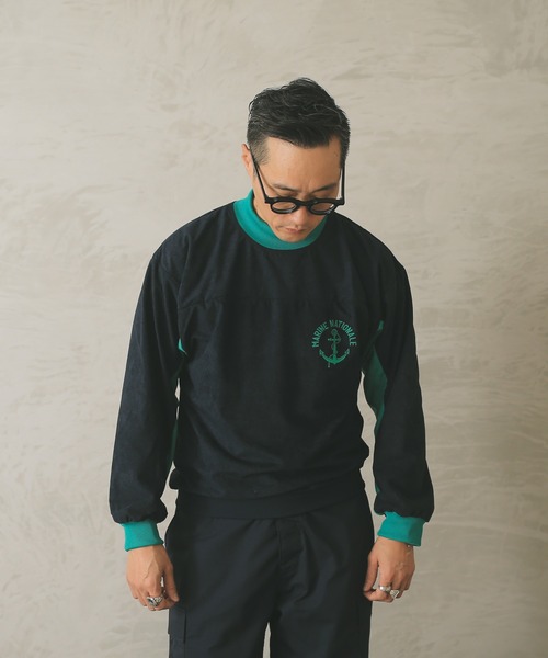 MILITARY(ミリタリー)の「実物 新品 フランス海軍 トレーニングスウェット(スウェット・メンズ・ネイビー・88/2/1)」の12枚目の写真