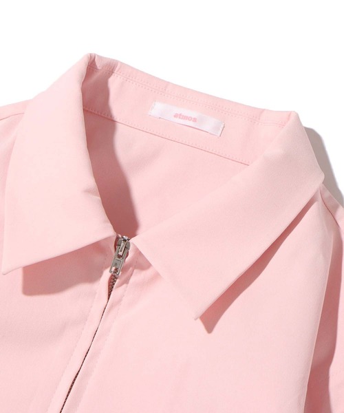 atmos pink(アトモスピンク)の「atmos pink ショート丈 フロントファスナーシャツ(シャツ/ブラウス・レディース・ホワイト/ピンク/サックスブルー・S/M)」の5枚目の写真