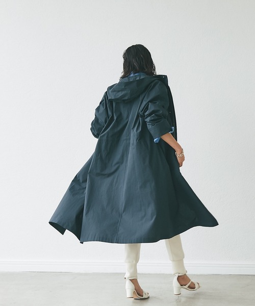 RIVE DROITE（リヴドロワ）の「機能的で着まわしやすい/ライトモッズコート（モッズコート・レディース・ライトベージュ/カーキ/ネイビー・FREE）」の12枚目の写真