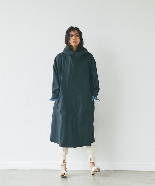 RIVE DROITE（リヴドロワ）の「機能的で着まわしやすい/ライトモッズコート（モッズコート・レディース・ライトベージュ/カーキ/ネイビー・FREE）」の16枚目の写真