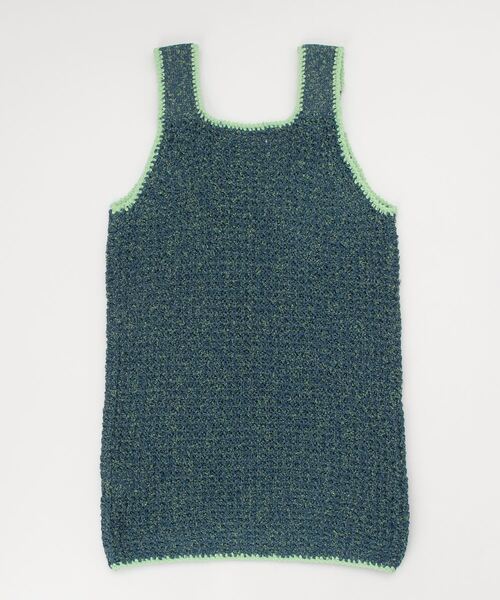 G.V.G.V.(ジーヴィージーヴィー)の「MIXED YARN TUNIC(ニット/セーター・レディース・パープル/グリーン・ONE SIZE)」の9枚目の写真