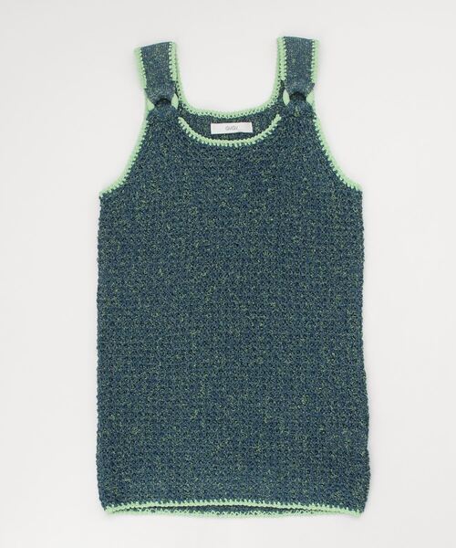 G.V.G.V.(ジーヴィージーヴィー)の「MIXED YARN TUNIC(ニット/セーター・レディース・パープル/グリーン・ONE SIZE)」の8枚目の写真