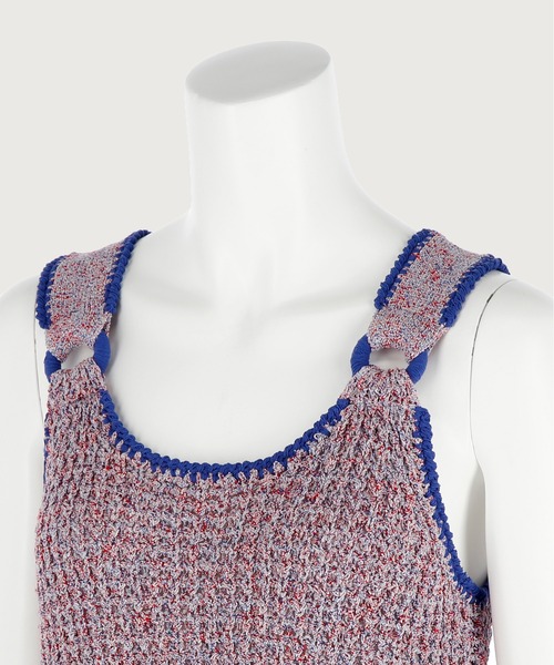 G.V.G.V.(ジーヴィージーヴィー)の「MIXED YARN TUNIC(ニット/セーター・レディース・パープル/グリーン・ONE SIZE)」の10枚目の写真