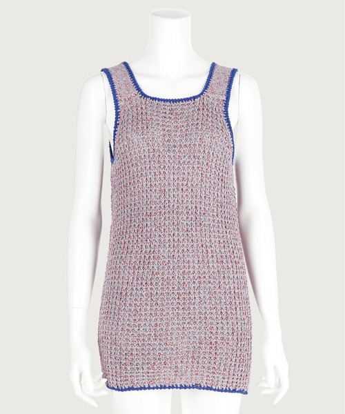 G.V.G.V.(ジーヴィージーヴィー)の「MIXED YARN TUNIC(ニット/セーター・レディース・パープル/グリーン・ONE SIZE)」の14枚目の写真