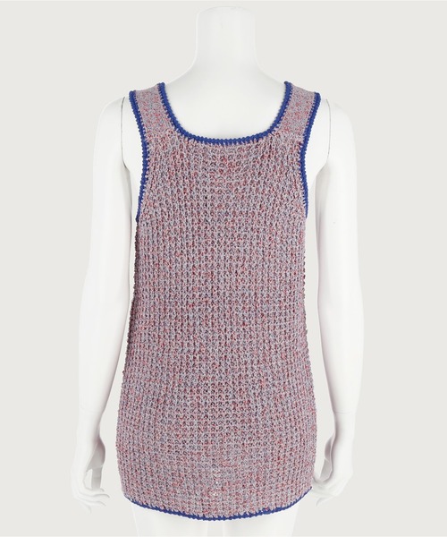 G.V.G.V.(ジーヴィージーヴィー)の「MIXED YARN TUNIC(ニット/セーター・レディース・パープル/グリーン・ONE SIZE)」の12枚目の写真