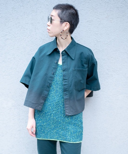 G.V.G.V.(ジーヴィージーヴィー)の「MIXED YARN TUNIC(ニット/セーター・レディース・パープル/グリーン・ONE SIZE)」の21枚目の写真