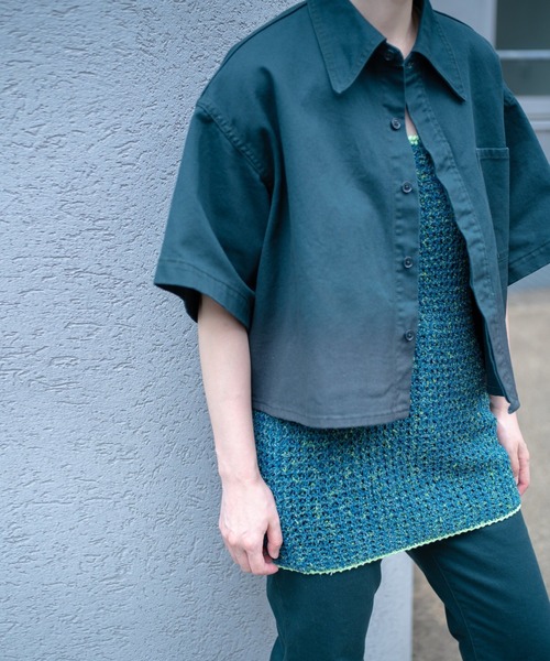 G.V.G.V.(ジーヴィージーヴィー)の「MIXED YARN TUNIC(ニット/セーター・レディース・パープル/グリーン・ONE SIZE)」の22枚目の写真