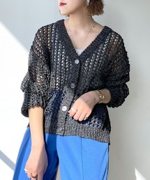PAGEBOY | MIXメッシュショートカーディガン(カーディガン/ボレロ)