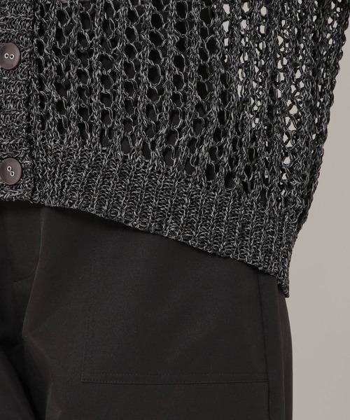 PAGEBOY（ページボーイ）の「MIXメッシュショートカーディガン（カーディガン/ボレロ・レディース・ブラック/オフホワイト/コーラル・FREE）」の18枚目の写真