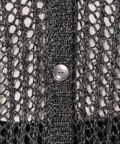 PAGEBOY（ページボーイ）の「MIXメッシュショートカーディガン（カーディガン/ボレロ・レディース・ブラック/オフホワイト/コーラル・FREE）」の19枚目の写真