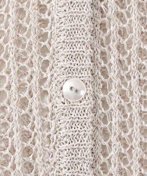 PAGEBOY（ページボーイ）の「MIXメッシュショートカーディガン（カーディガン/ボレロ・レディース・ブラック/オフホワイト/コーラル・FREE）」の20枚目の写真