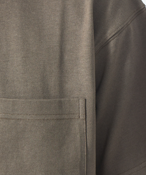 ABAHOUSE GRAY(アバハウスグレイ)の「【8.0oz】リラックス 半袖 Tシャツ(Tシャツ/カットソー・メンズ・ホワイト/グレイッシュベージュ/モカ/ブラック/ネイビー/グレー/グリーン・46/48)」の12枚目の写真