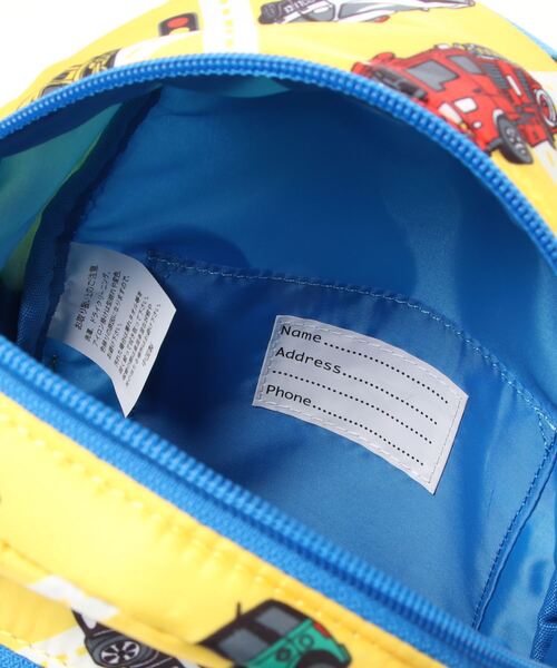 Kids Foret（キッズフォーレ）の「ＫＦ　男児撥水ボンディングリュック（バックパック/リュック・キッズ・イエロー/ネイビー/ブルー・S/M/L）」の7枚目の写真