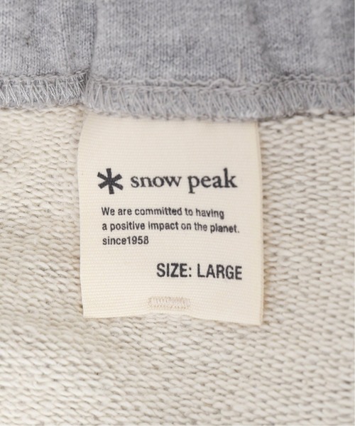 Snow Peak（スノーピーク）の「【Snow Peak / スノーピーク】Recycled Cotton Sweat Pants（スウェットパンツ・メンズ・グレー/アイボリー・MEDIUM/LARGE）」の16枚目の写真