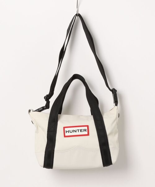 HUNTER（ハンター）の「【HUNTER】NYLON TOPCLIP TOTE MINI（トートバッグ・レディース・ピンク/ホワイト系その他・FREE）」の2枚目の写真