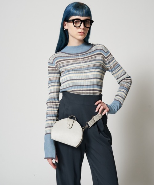 Solace（ソレイス）の「2WAYショルダーバッグ / ウエストバッグ（ショルダーバッグ・レディース・ホワイト/ブラック/グレー・FREE）」の6枚目の写真