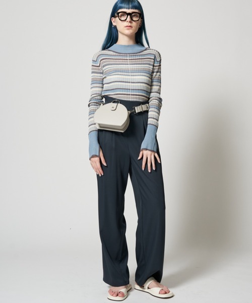 Solace（ソレイス）の「2WAYショルダーバッグ / ウエストバッグ（ショルダーバッグ・レディース・ホワイト/ブラック/グレー・FREE）」の5枚目の写真