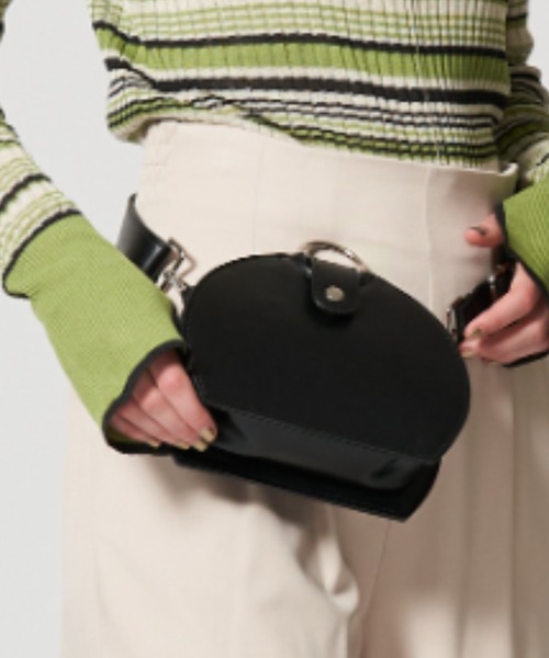 Solace（ソレイス）の「2WAYショルダーバッグ / ウエストバッグ（ショルダーバッグ・レディース・ホワイト/ブラック/グレー・FREE）」の12枚目の写真