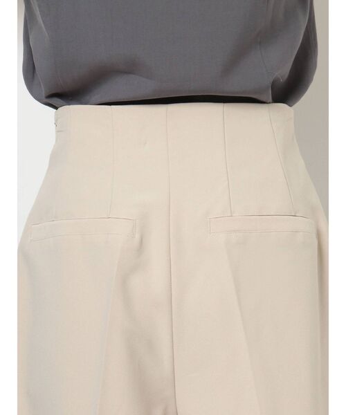 MERCURYDUO（マーキュリーデュオ）の「ハイウエストショートパンツ（その他パンツ・レディース・アイボリー/ダークブラウン/ミント・FREE）」の18枚目の写真