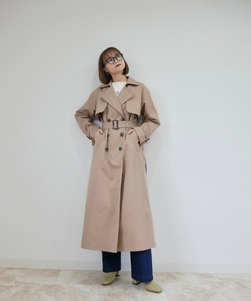 Reurie'（レウリィ）の「バックベンツトレンチコート（トレンチコート
