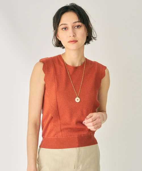 極美品　ANAYI トップス　アナイ　ラメ　ニット MIXラメブークレショート プルオーバー|ANAYI OFFICIAL ONLINE