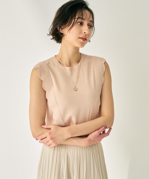 ANAYI アナイ【2022AW】メリノウールサイドスカラッププルオーバー 38 ANAYI アナイ【2022AW】メリノウールサイドスカラッププルオーバー38
