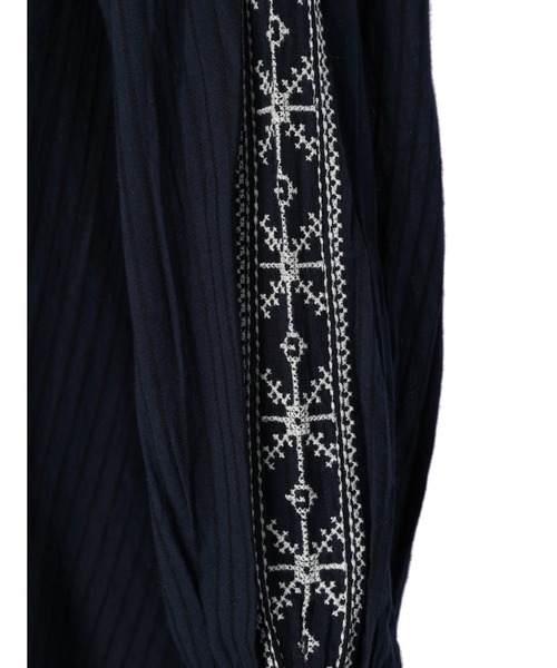 AMERICAN HOLIC（アメリカンホリック）の「インドコットン　２WAY刺繍ワンピース（ワンピース・レディース・ホワイト/オフホワイト/ネイビー・FREE）」の12枚目の写真