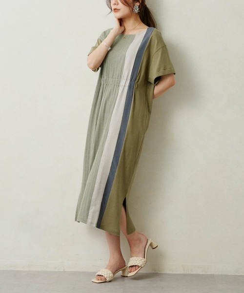 Chez toi（シェトワ）の「編み込みヒールサンダル（サンダル・レディース・ブラック/ベージュ/オフホワイト・S/M/L）」の9枚目の写真