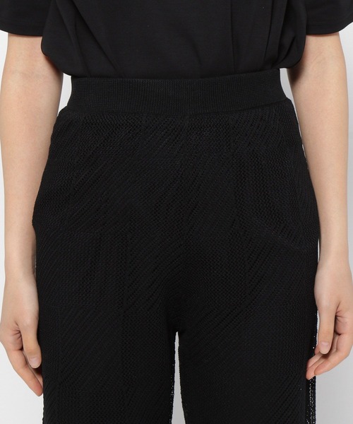 PAGEBOY（ページボーイ）の「メッシュイージーパンツ（その他パンツ・レディース・ブラック/オフホワイト/ターコイズブルー・FREE）」の8枚目の写真