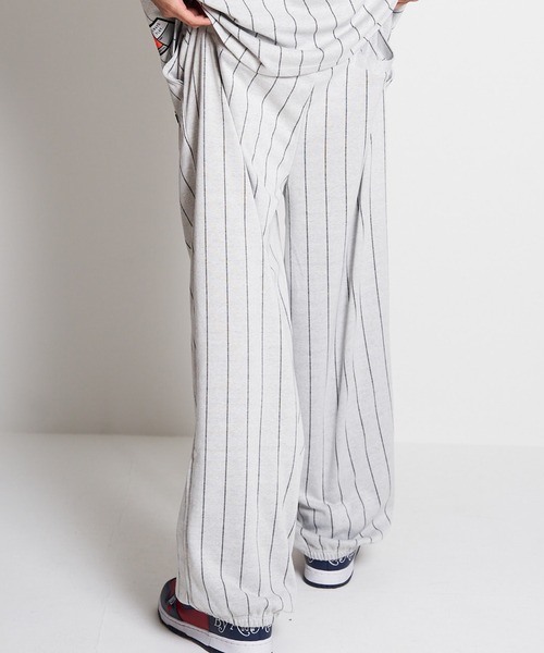 GALLIS ADDICTION（ガリスアディクション）の「GA STRIPE SWEAT PANTS（スウェットパンツ・メンズ・ブラック/ホワイト・L/M）」の21枚目の写真